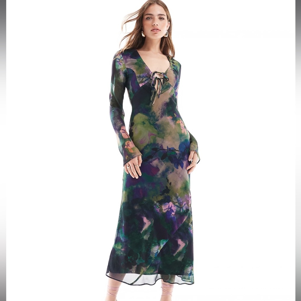 ASOS FLORAL MAXI NWT dress